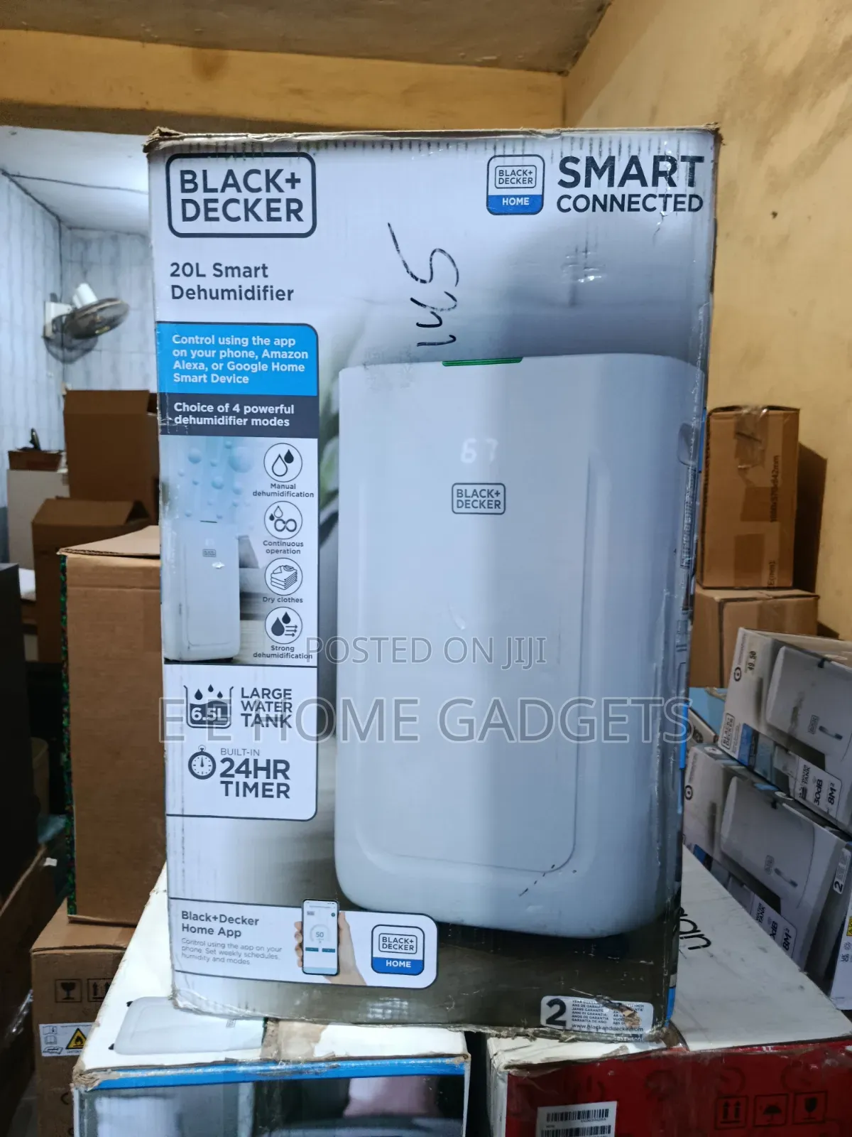 Black Decker BXEH60014GB 20L Dehumidifier