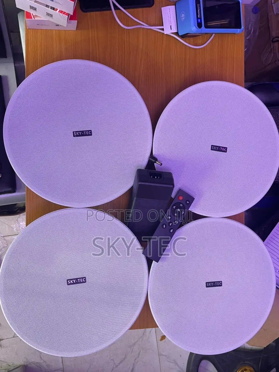 Sky-Tec 100watts 4 in 1 Bluetooth Ceiling Speakers With Remote Control