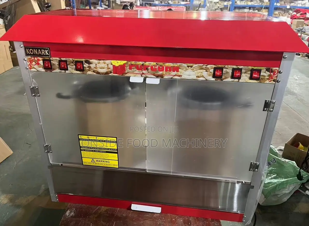 Double Pot Popcorn Machine