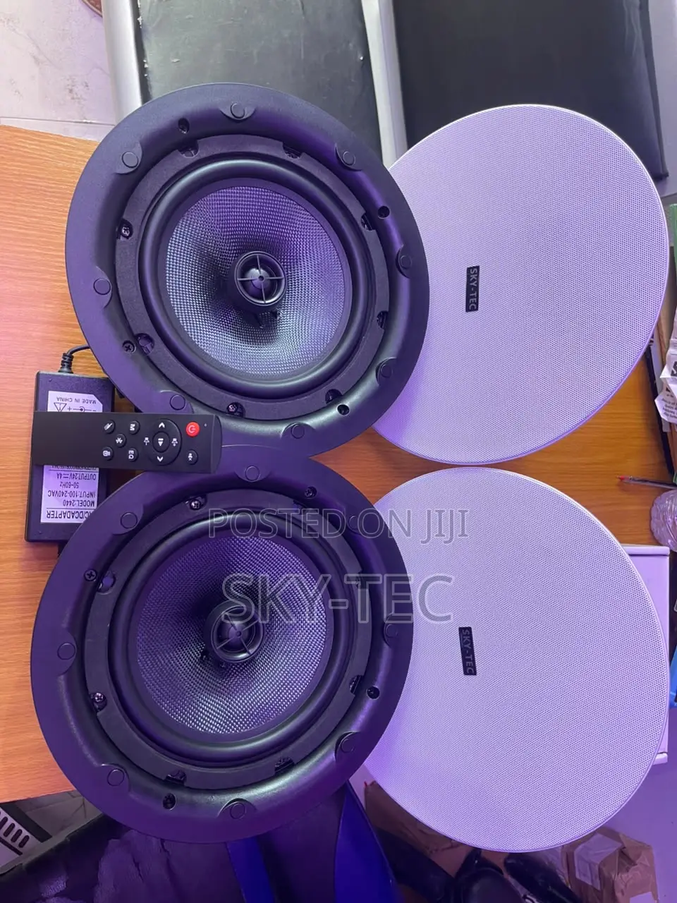 Sky-Tec 100watts 2 in 1 Bluetooth Ceiling Speakers With Remote Control
