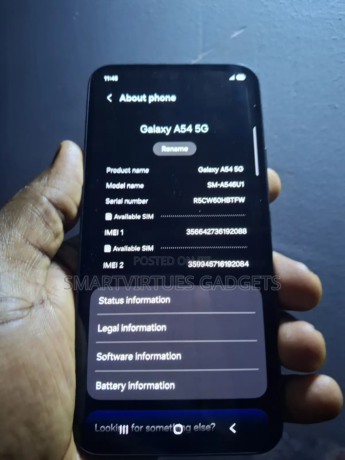 Samsung Galaxy A54 128 GB Gray