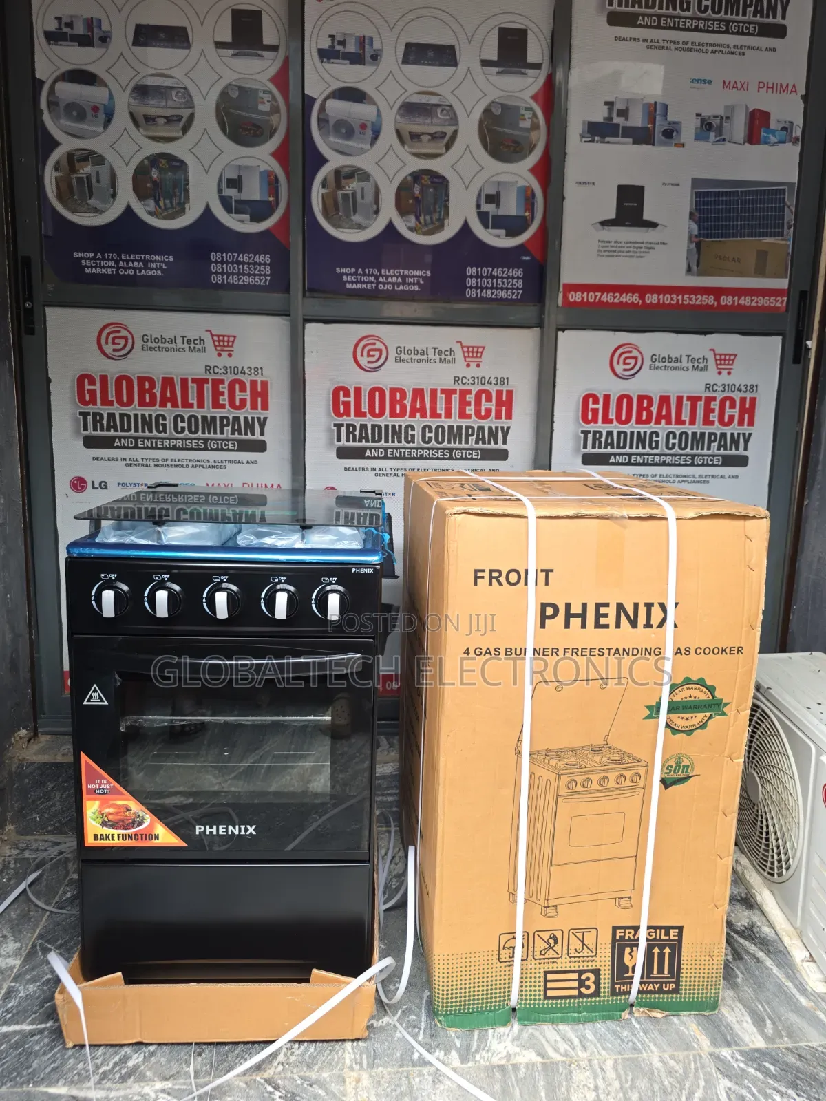 Phenix 5050 Standing Gas Cooker With Oven