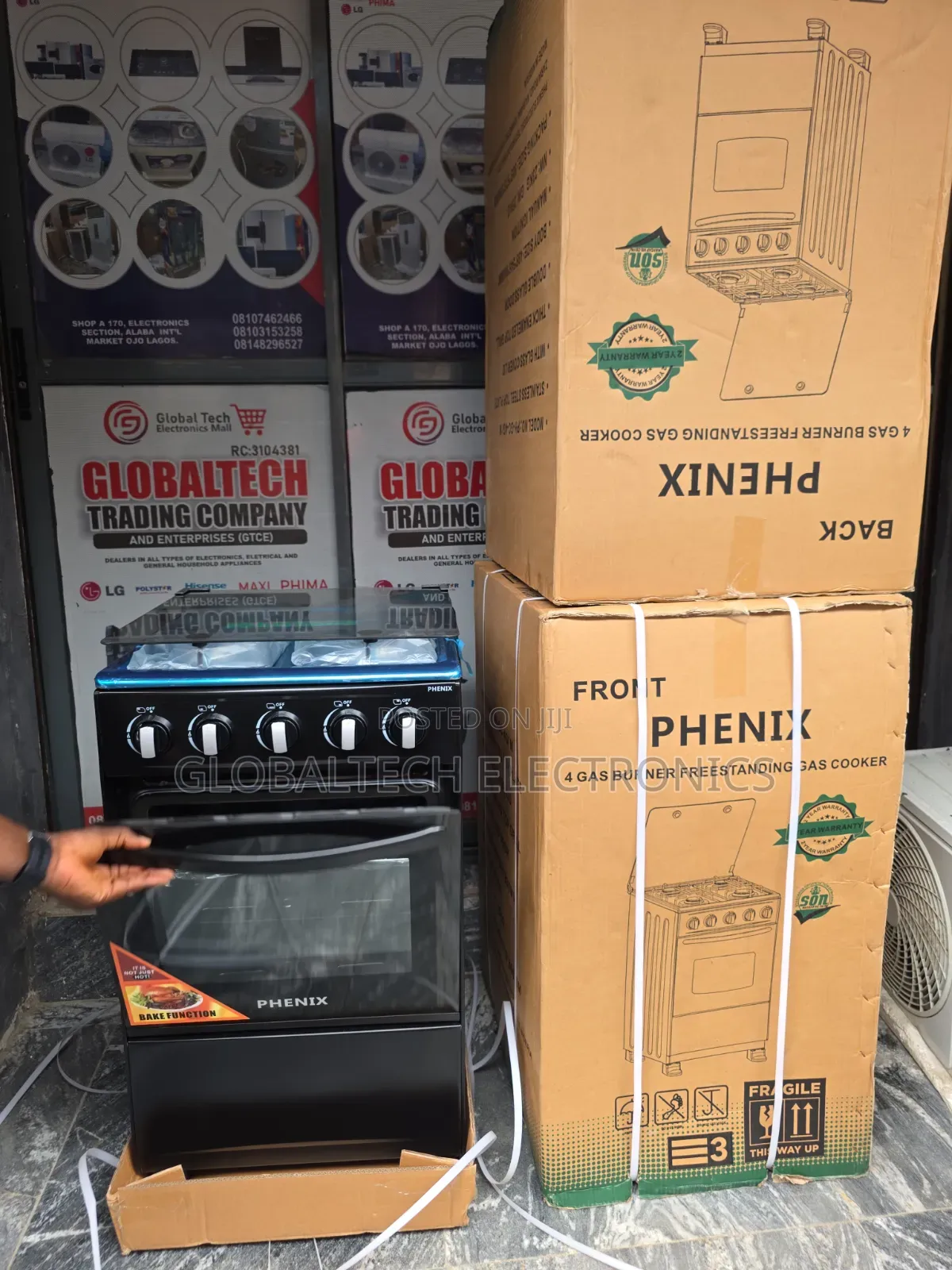 Phenix 5050 Standing Gas Cooker With Oven