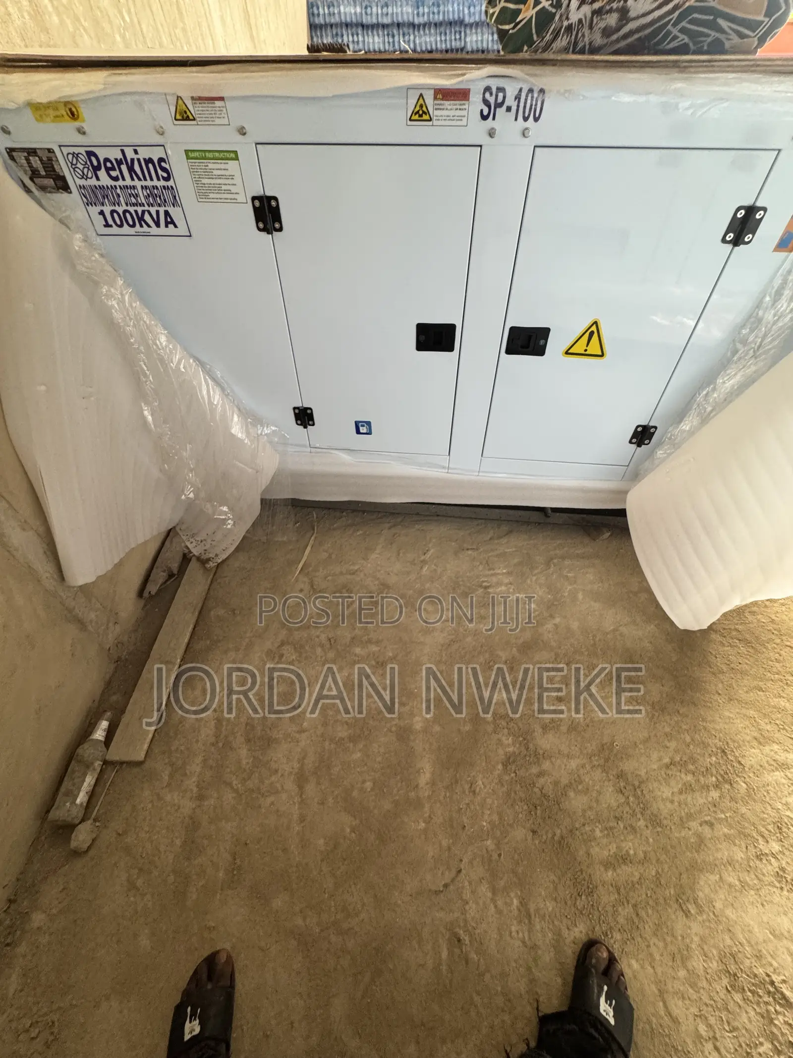 SP {100KVA} Perkins Soundproof Diesel Generator Etc 100%copper Coil