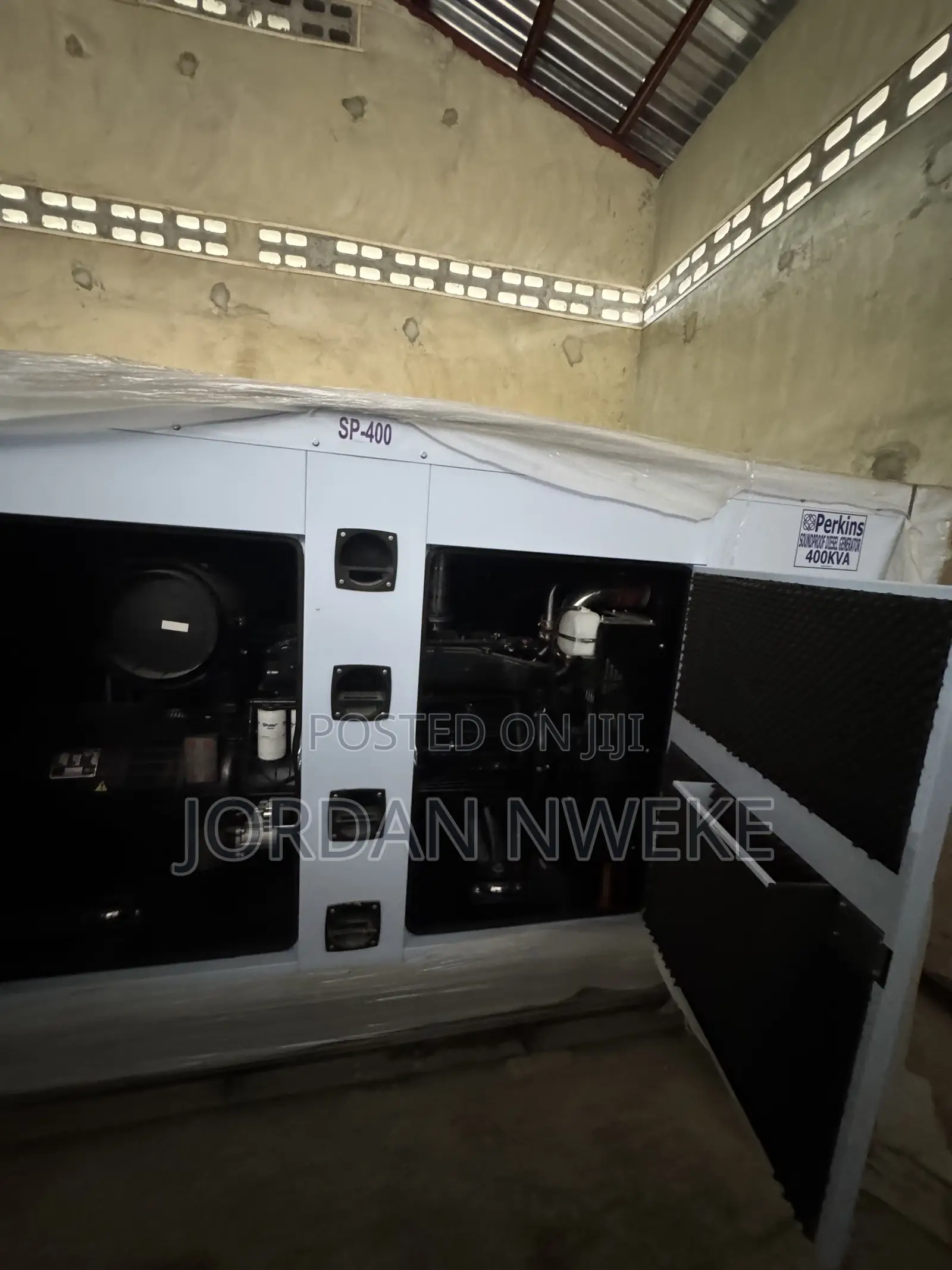 SP (400KVA)Perkins Soundproof Diesel Generator Etc 100%copper Coil