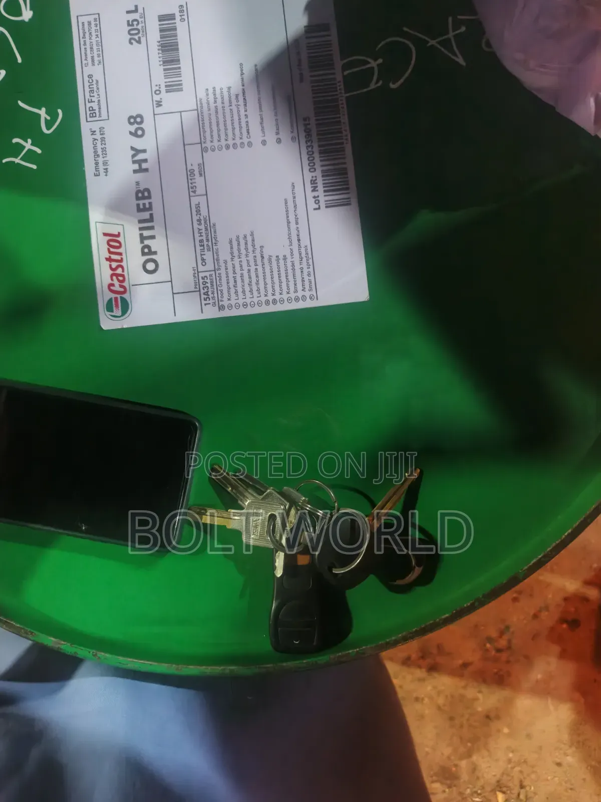 Castrol Optileb Hy 68 205l