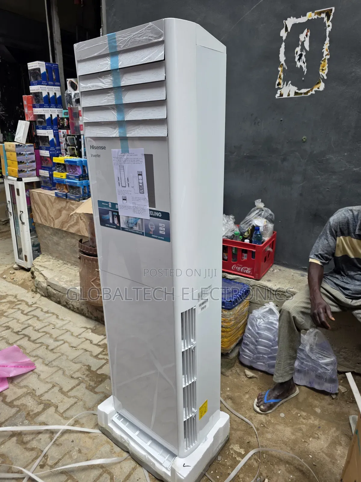Hisense 3HP Inverter Standing AC – Powerful Cooling, Energy Saving
