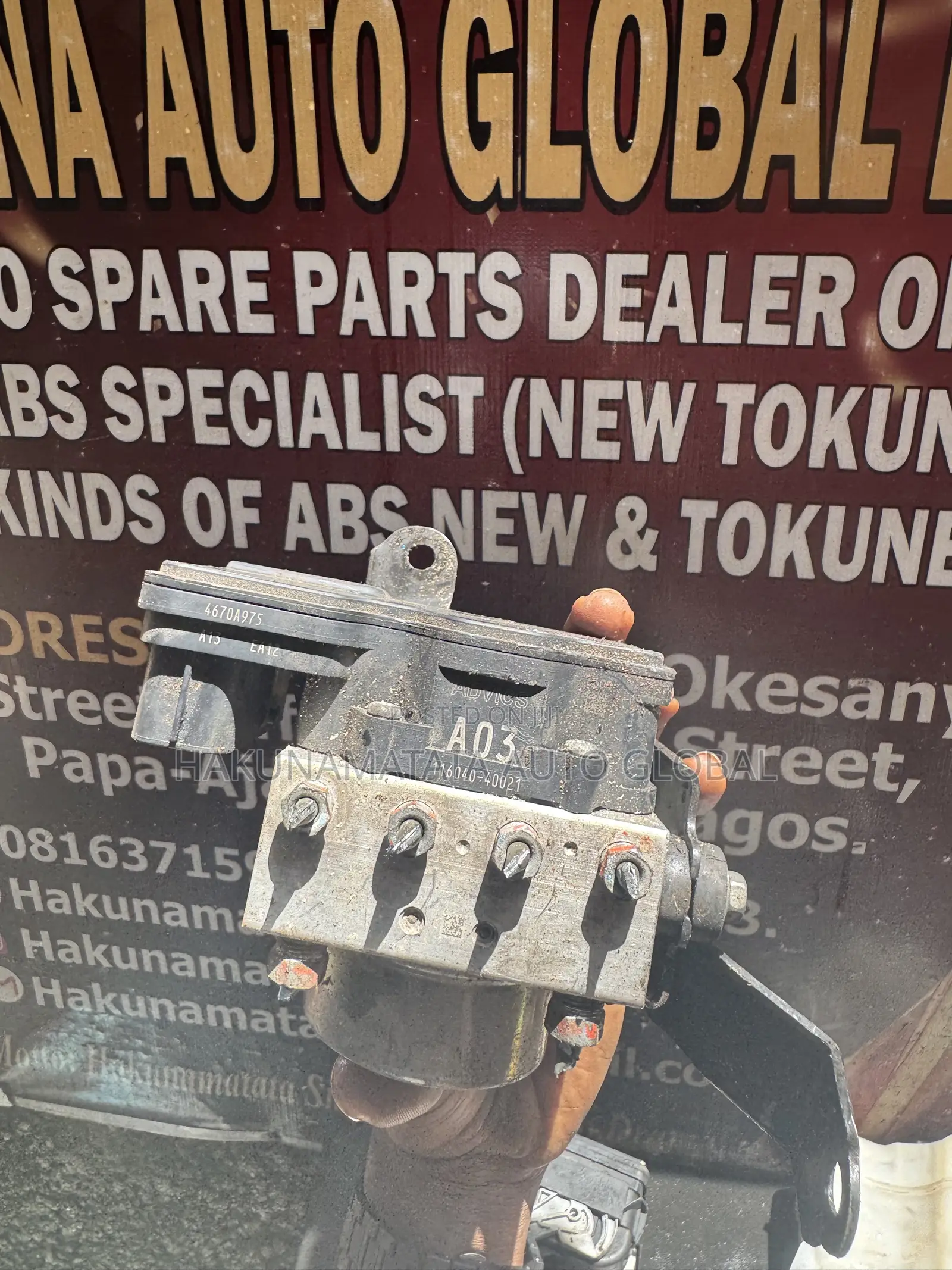 Mitsubishi L200 2015–2018 Tokunbo ABS Module