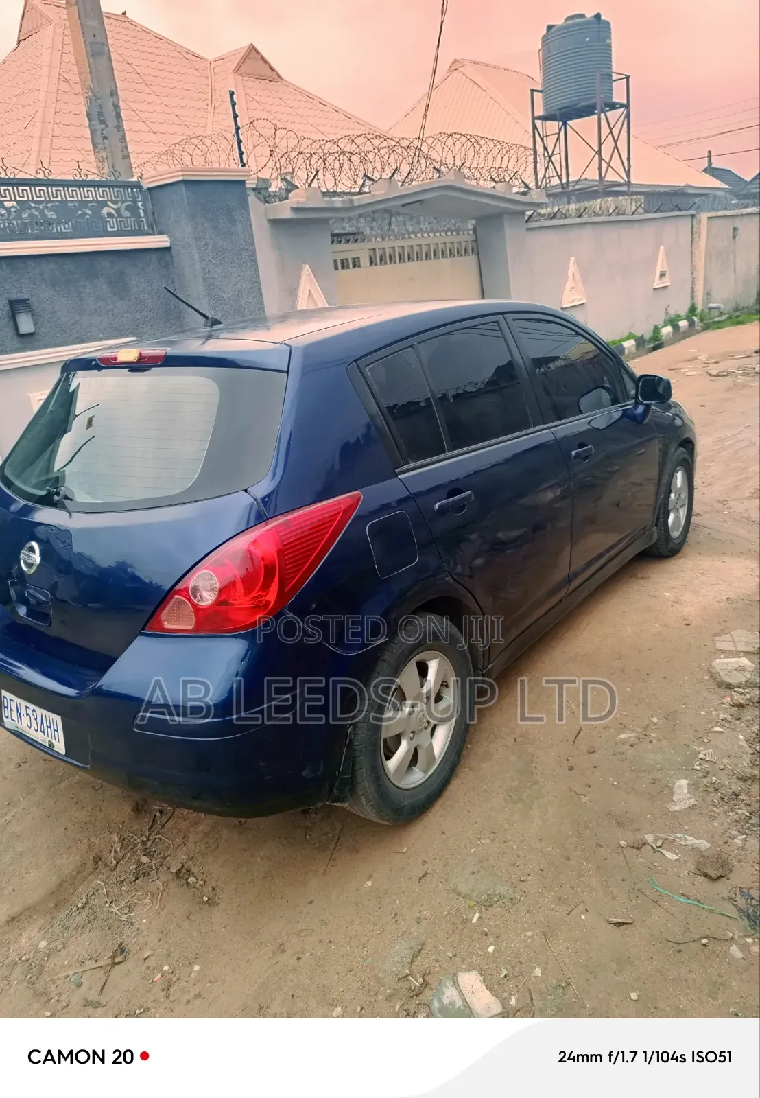 Nissan Versa 2008 Blue