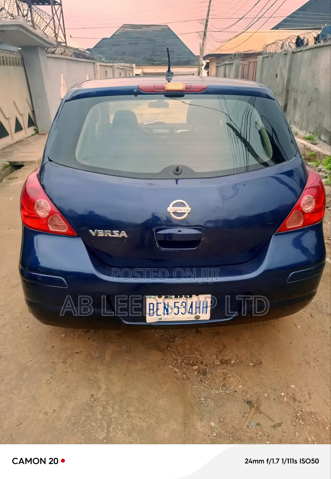 Nissan Versa 2008 Blue