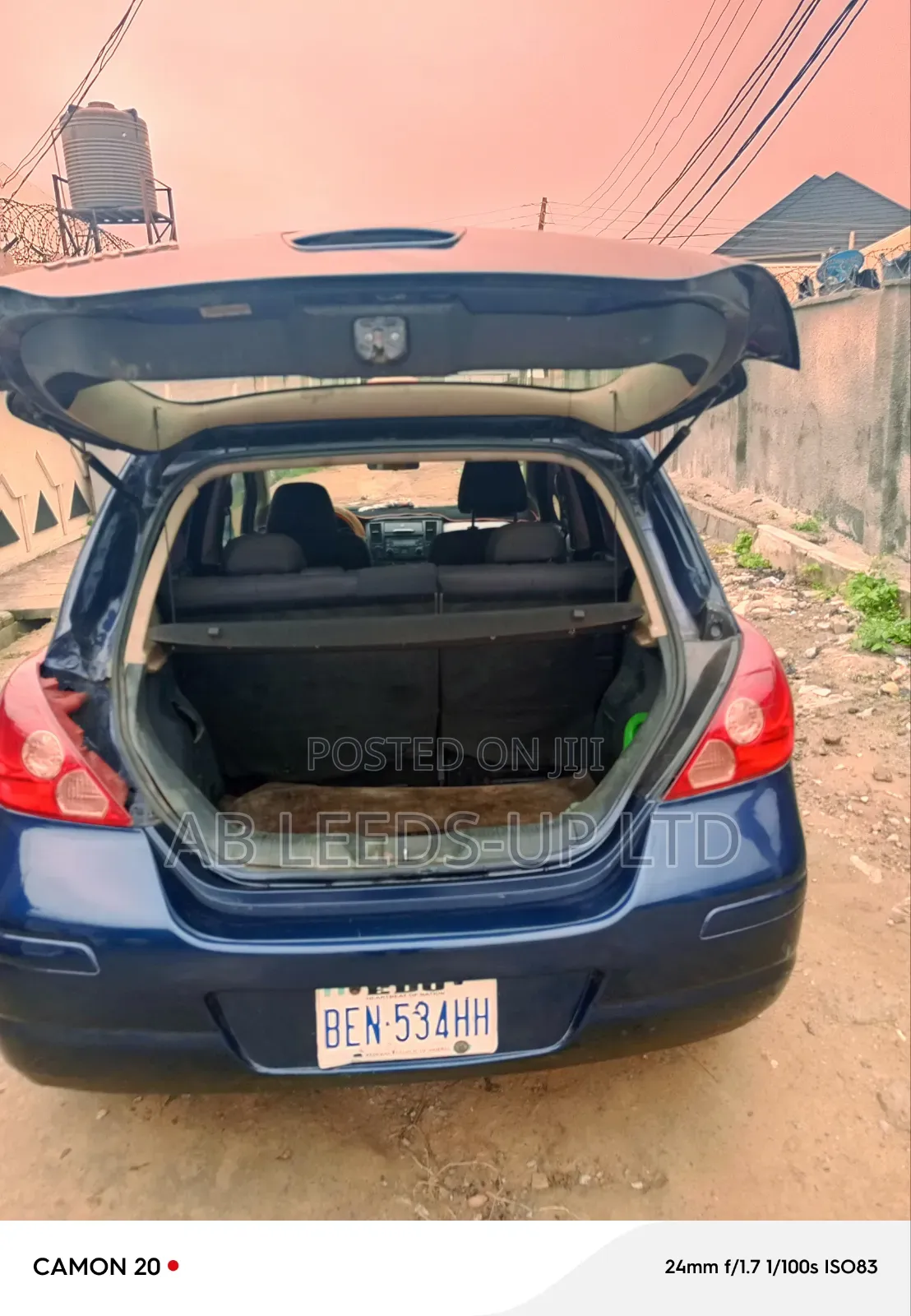 Nissan Versa 2008 Blue