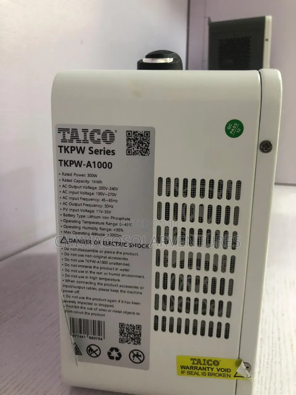 Taico 1kwh All in Solar Generator