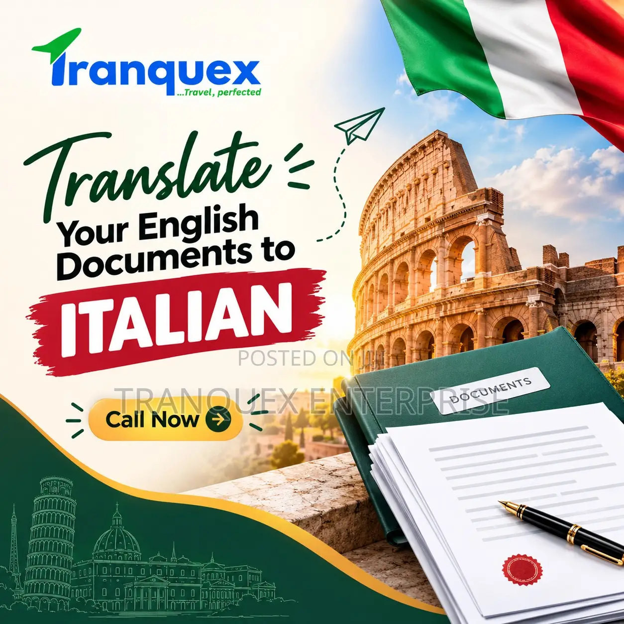 Get Your English Documents Professionally Translated Into Italian