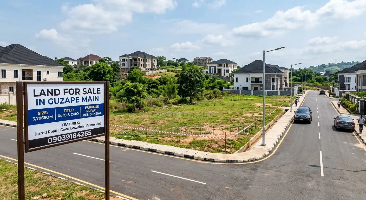 Land for Sale in Guzape Main