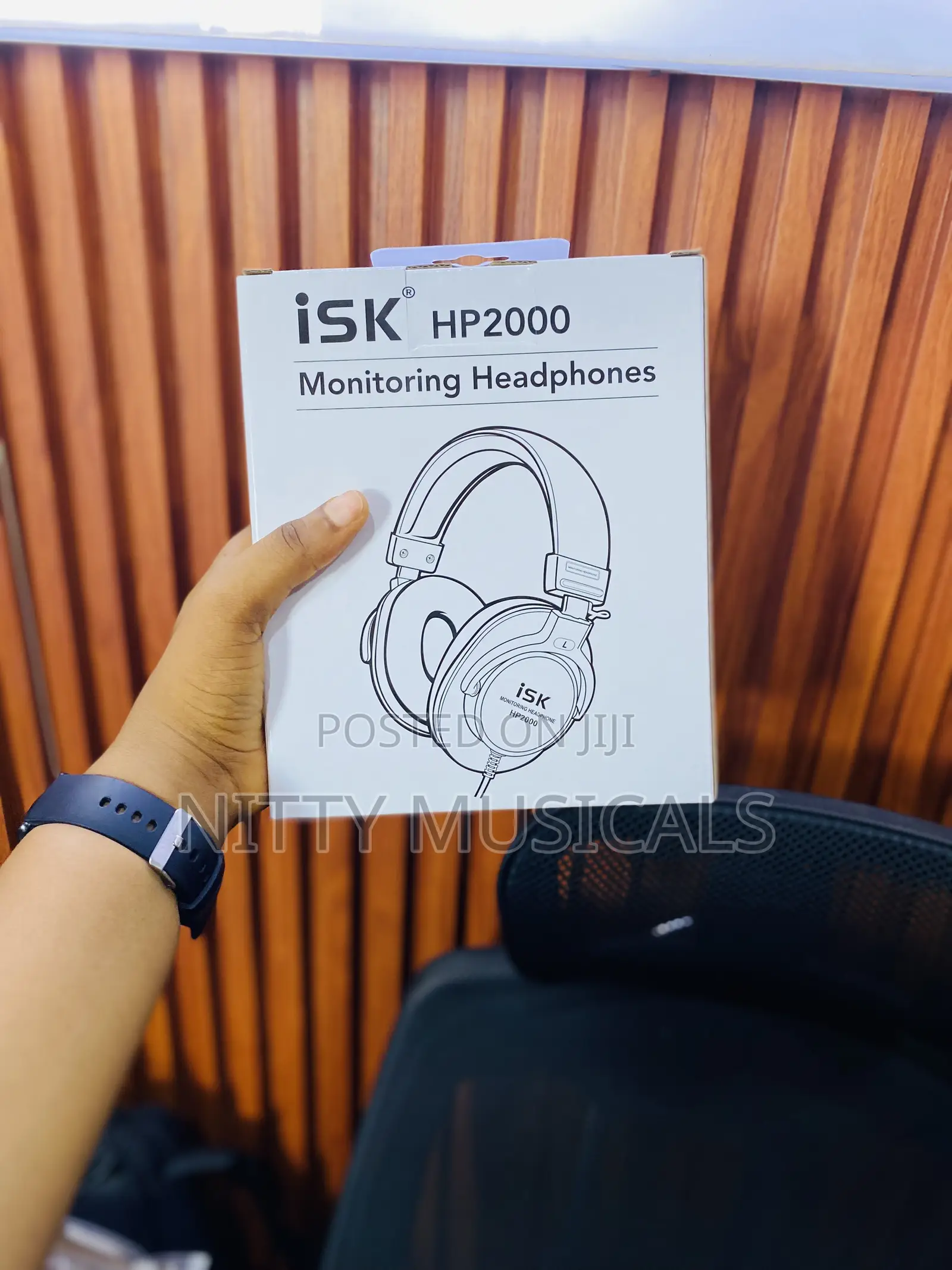 Professional Isk Hp2000 Closed-Back Monitoring Headphone