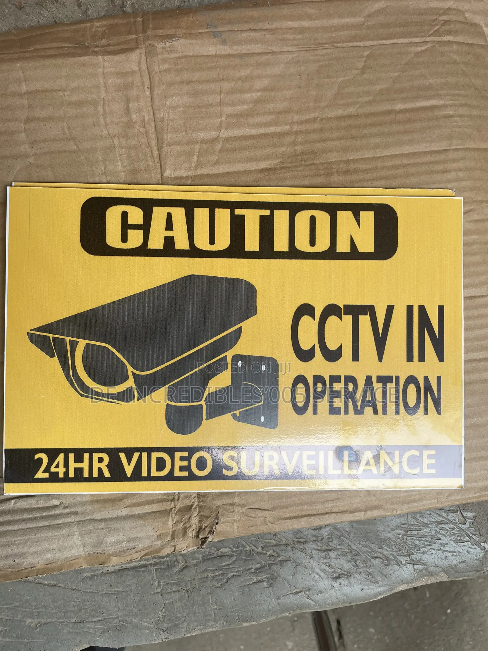 CCTV Caution Signage