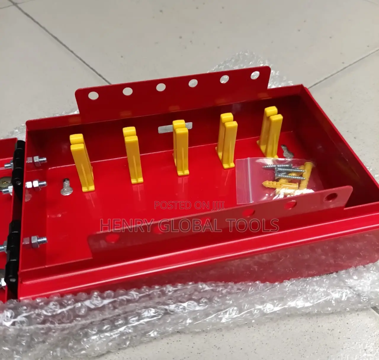 LOTO Lockout/Tagout Station – 5 Hooks