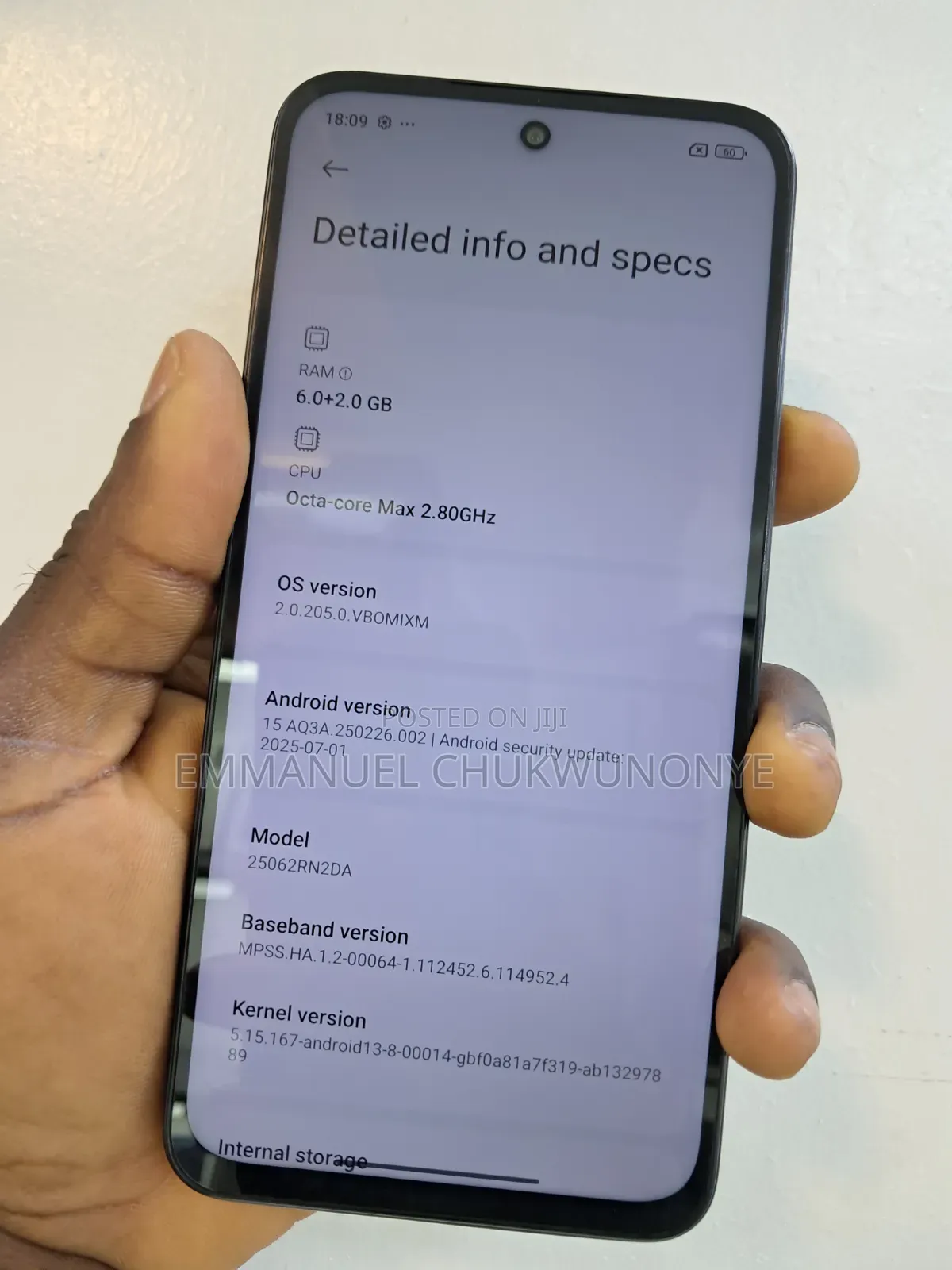 Xiaomi Redmi 15 128 GB Black