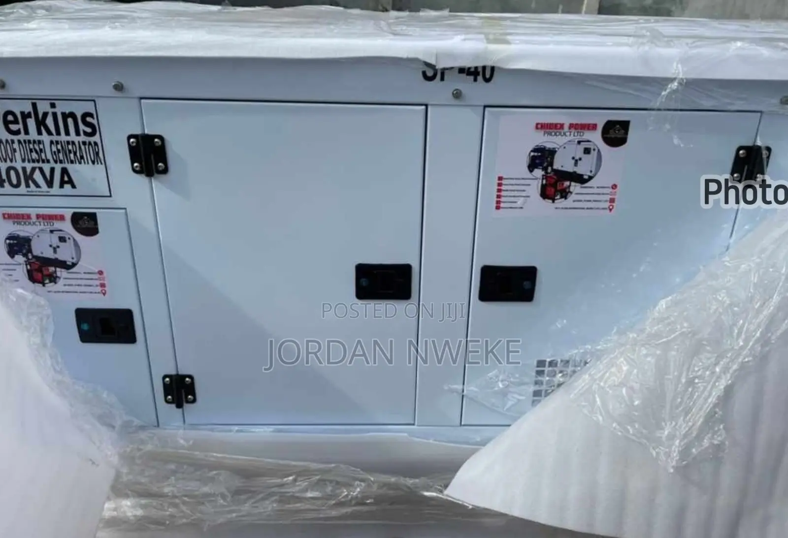 40kva Perkins Soundproof Diesel Generator With 2 Years Warranty on It
