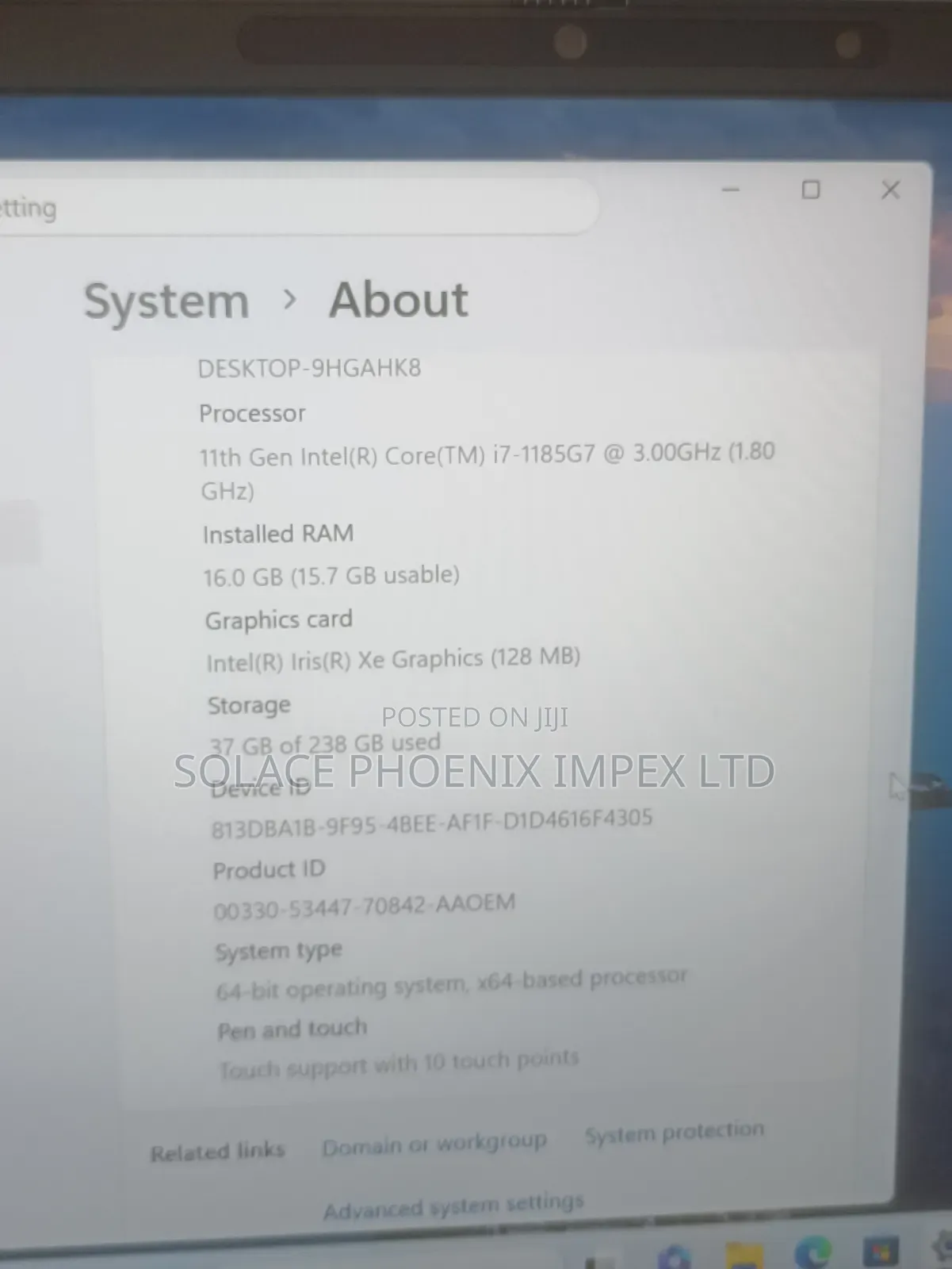 Laptop Dell Latitude 7420 16GB Intel Core i7 SSD 256GB