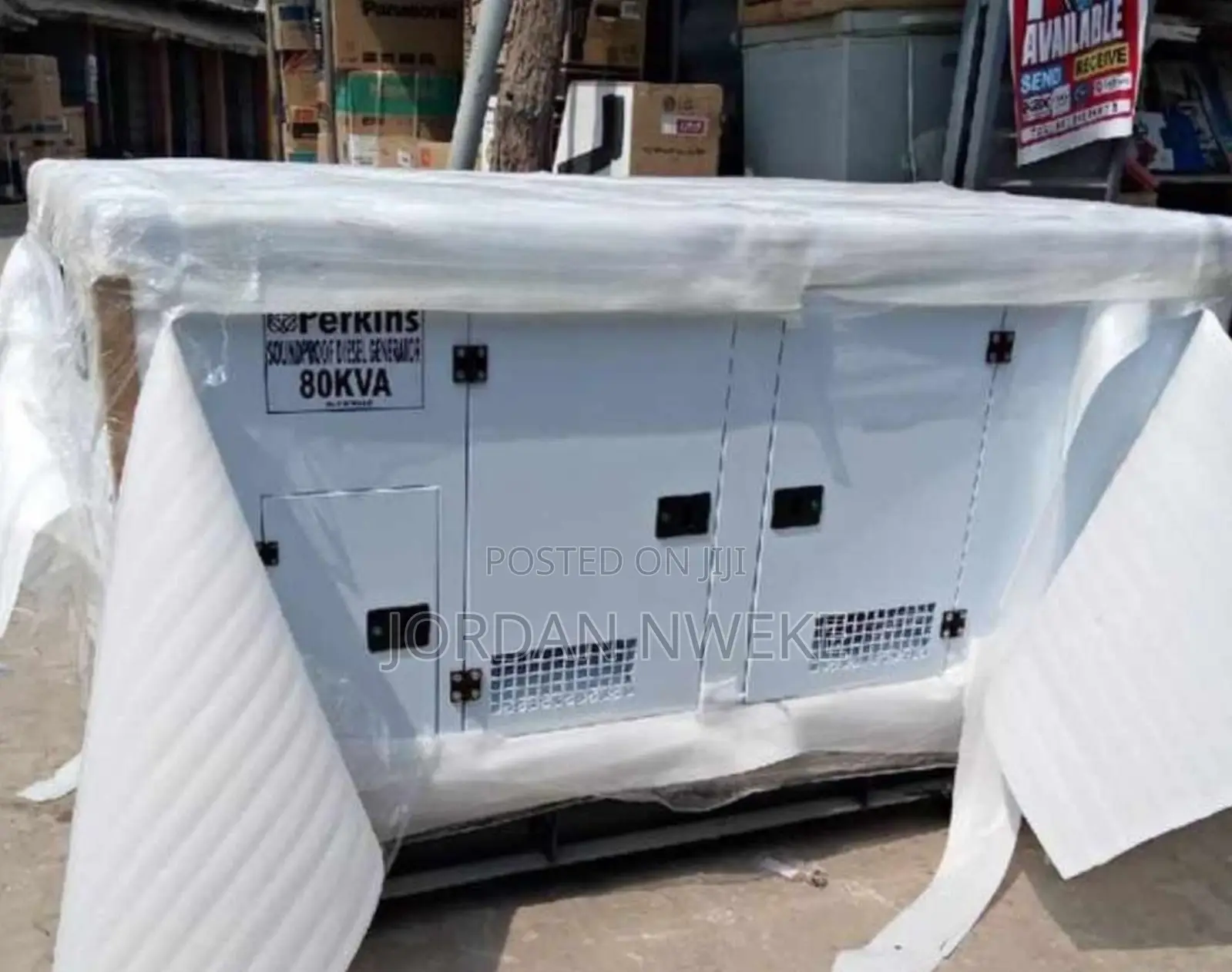 SP:>80kva< Perkins Soundproof Diesel Generator With 2 Years Warranty