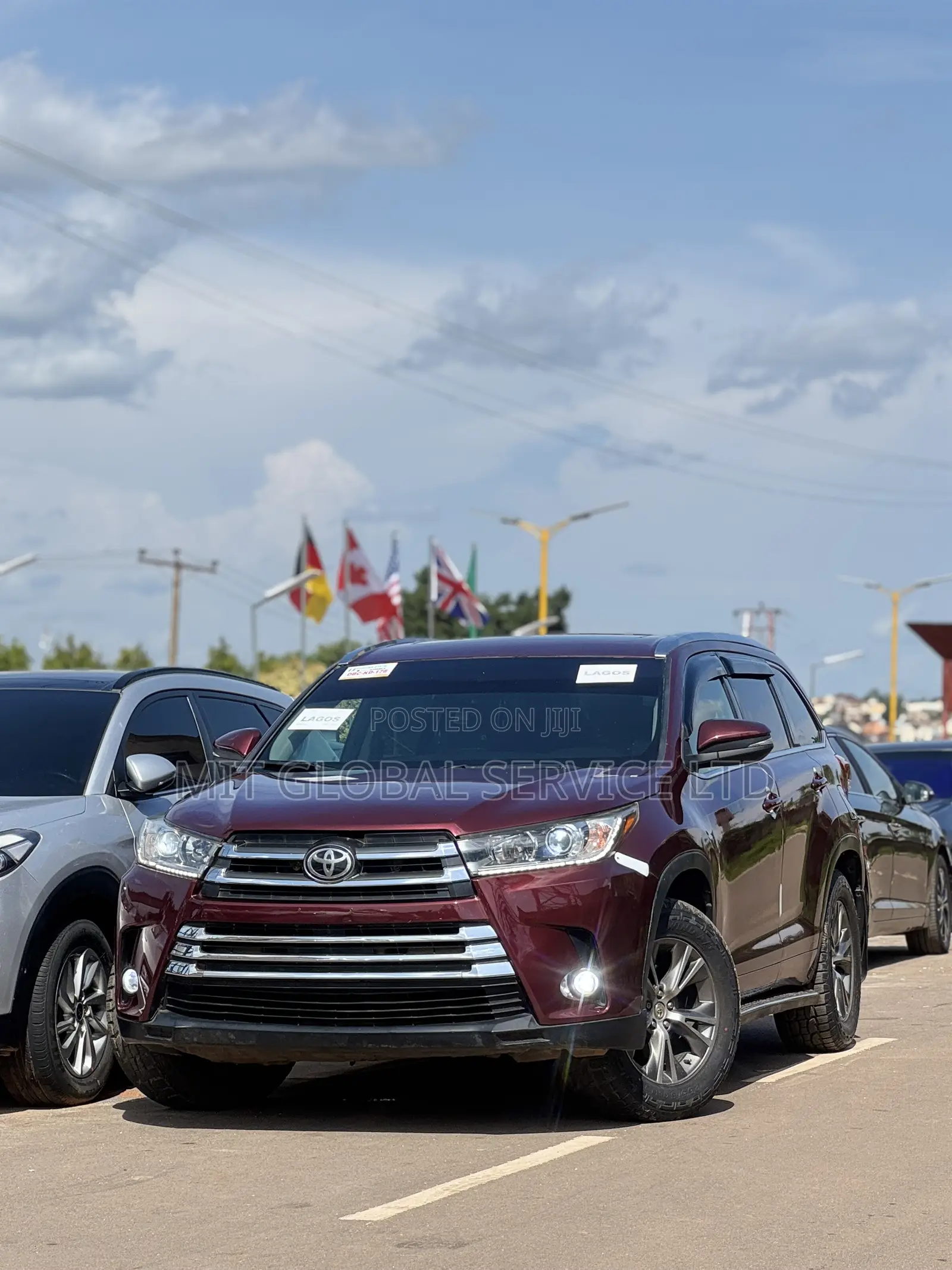 Toyota Highlander XLE 4dr SUV (3.5L 6cyl 6A) 2015 Burgundy