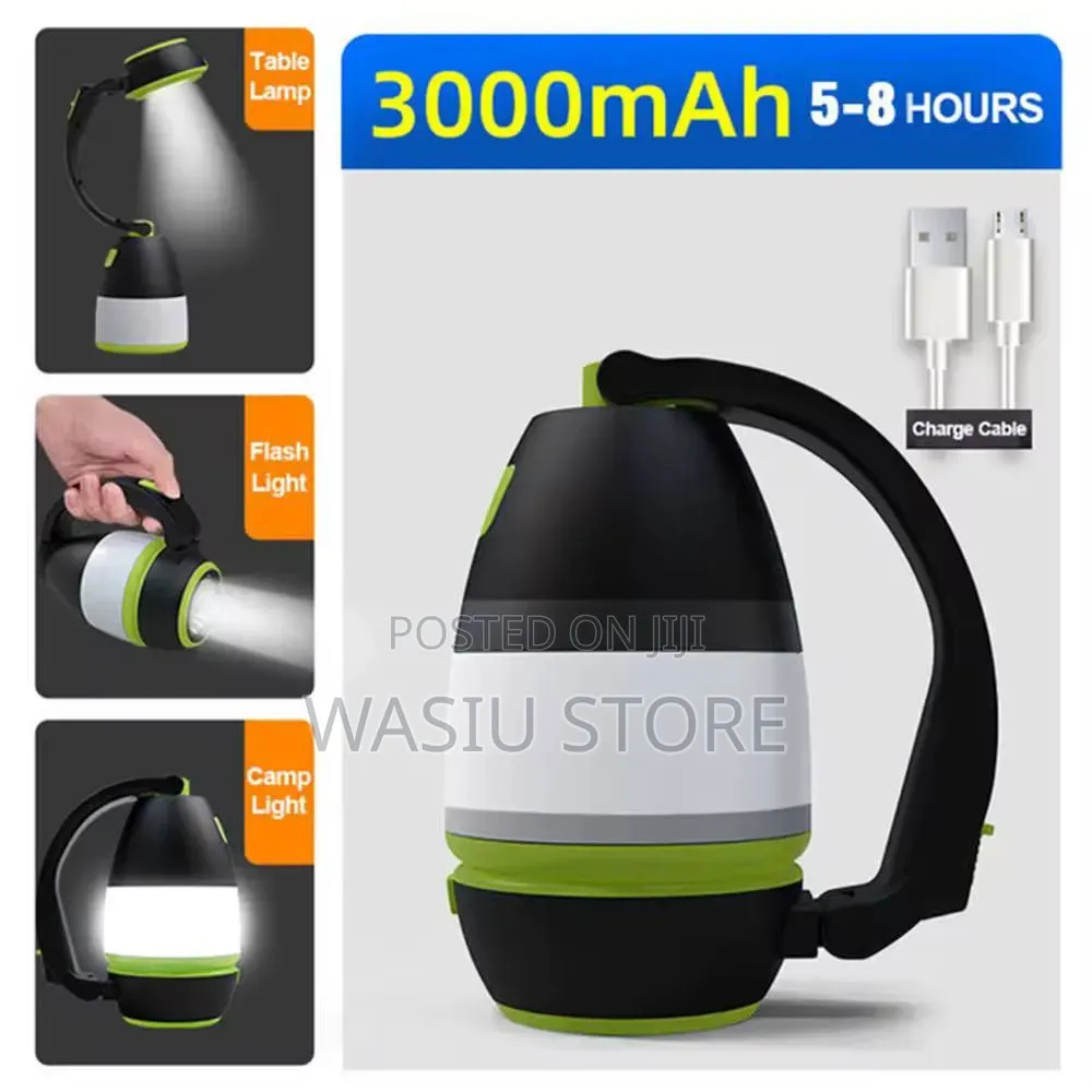 3 in 1 Multifunctional LED Camping Light, Flashlight, and Table Lamp
