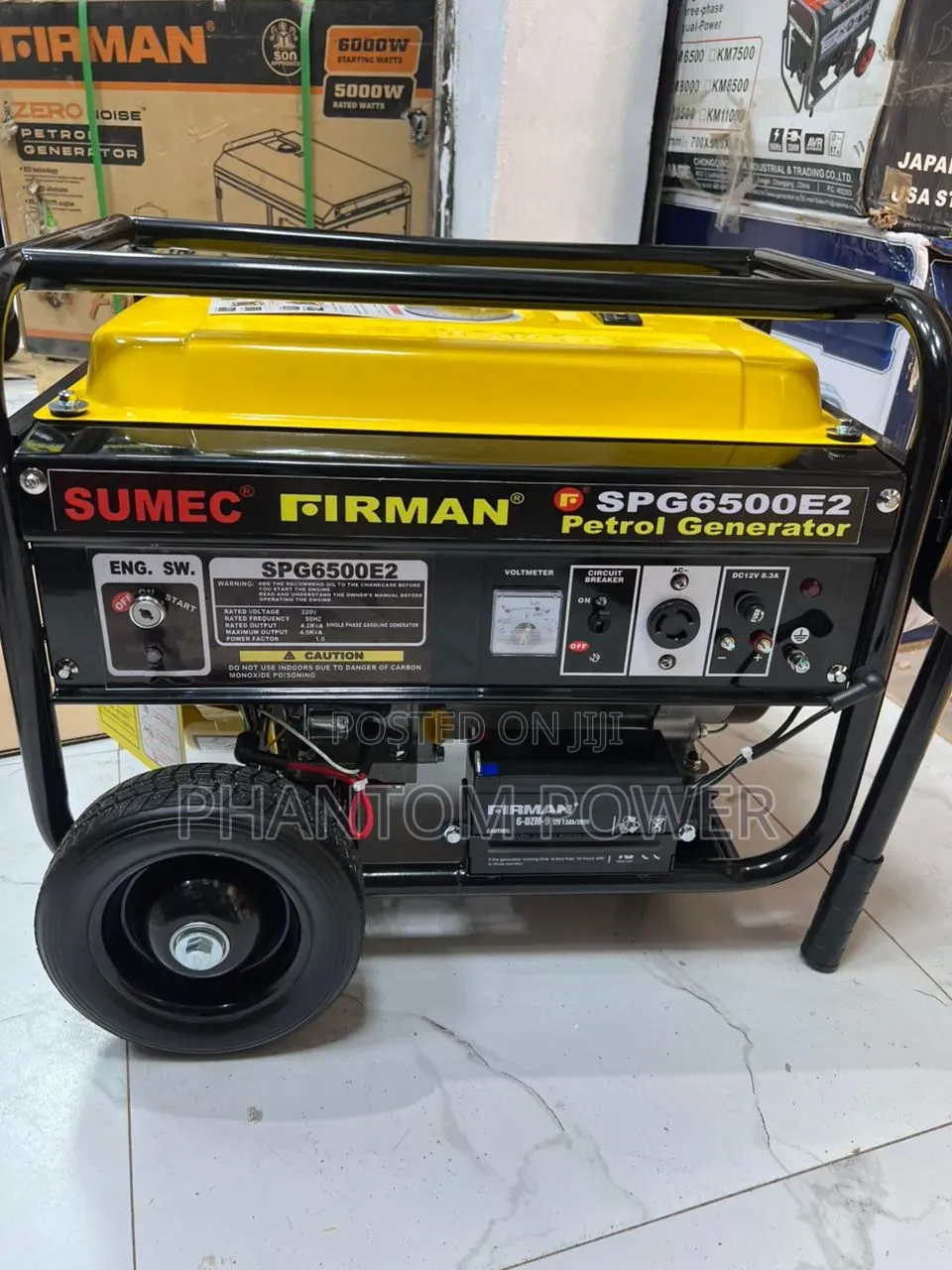 SPG6500E2 Firman 4.5kva 100% Copper Petrol Generator With Warranty •
