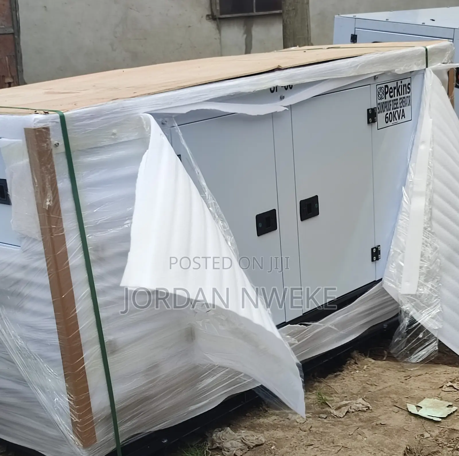 SP: >>60kva<< Perkins Soundproof Generator With 100% Copper Coil