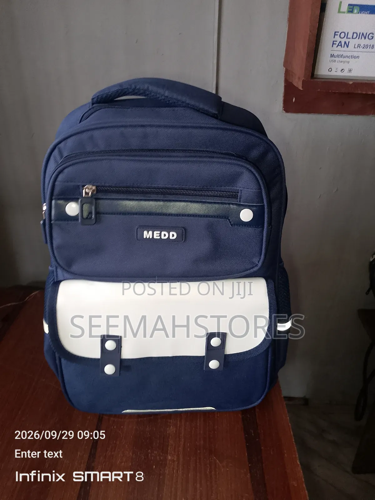 Blue School Bag