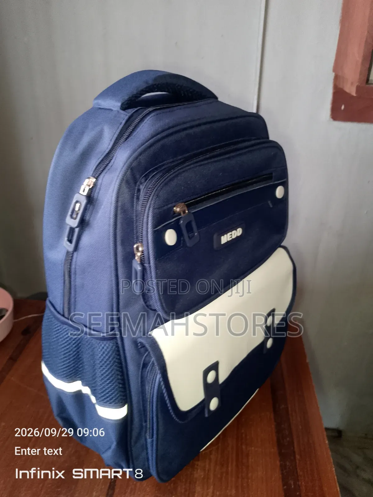 Blue School Bag