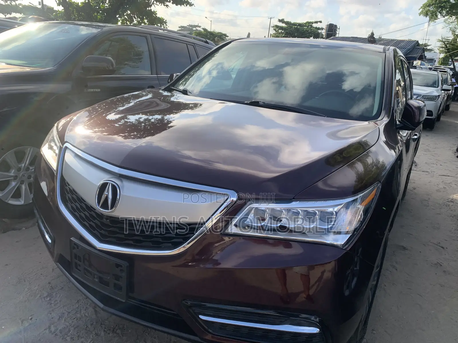 Acura MDX SH 4dr SUV AWD (3.5L 6cyl 9A) 2016 Burgundy
