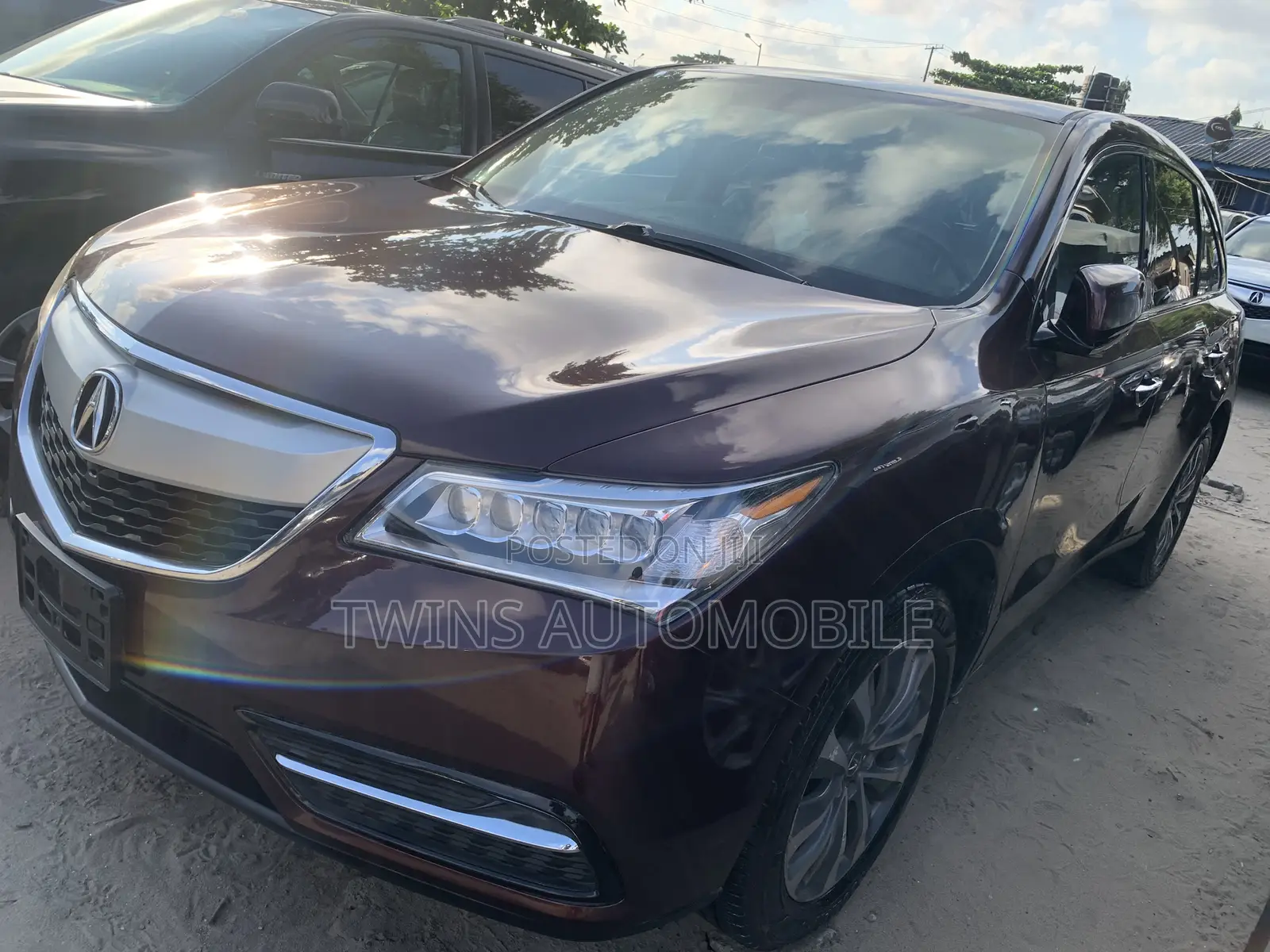 Acura MDX SH 4dr SUV AWD (3.5L 6cyl 9A) 2016 Burgundy