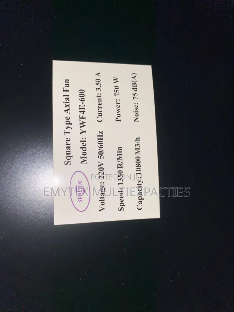 Square Type Axial Fan (YWF4E-600)