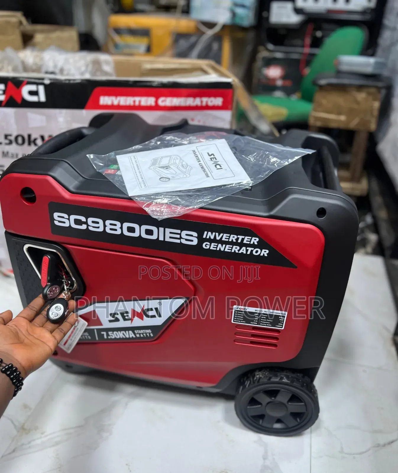 New and Improved SC9800IES Senci 7.5kva Petrol Inverter Generator Set