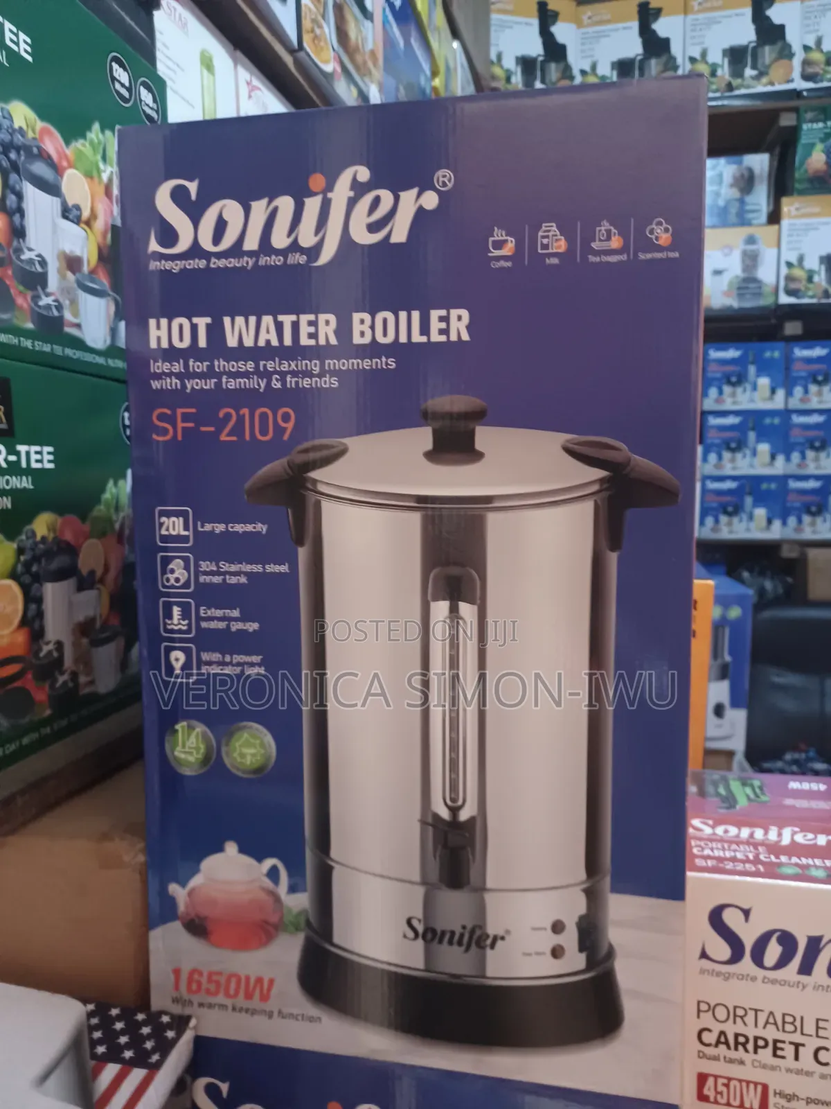 Sonifer 20L Professional Electric Water/Tea Urn Dispenser