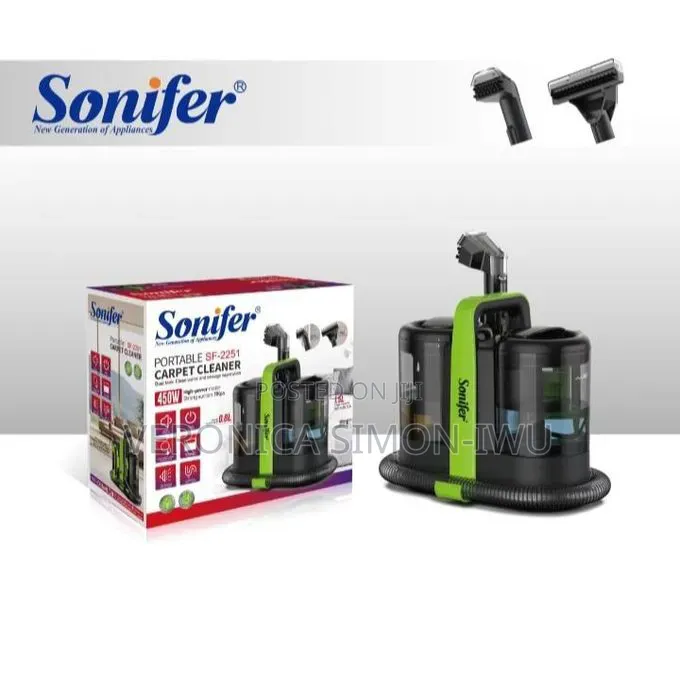 Sonifer Portable Spot Carpet Cleaner -