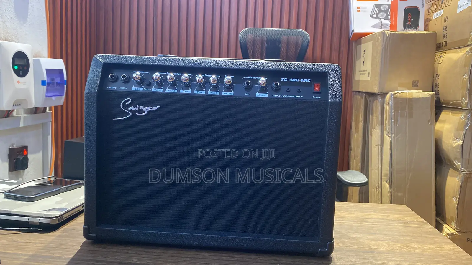 Smiger Tg-40gr Mic Lead Electric Guitar Combo