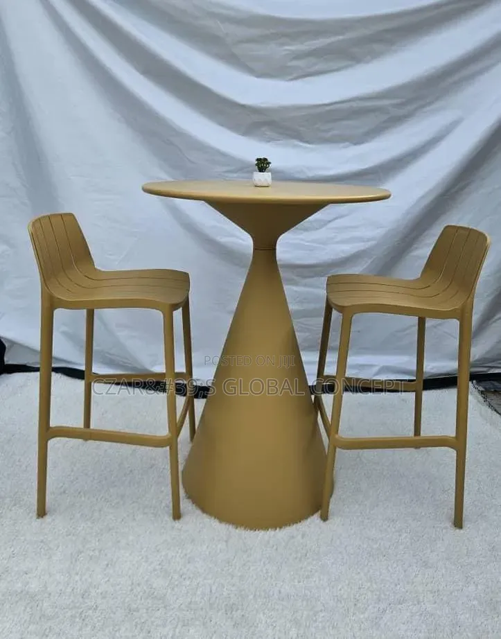 Luxury High Bar Table and Chairs