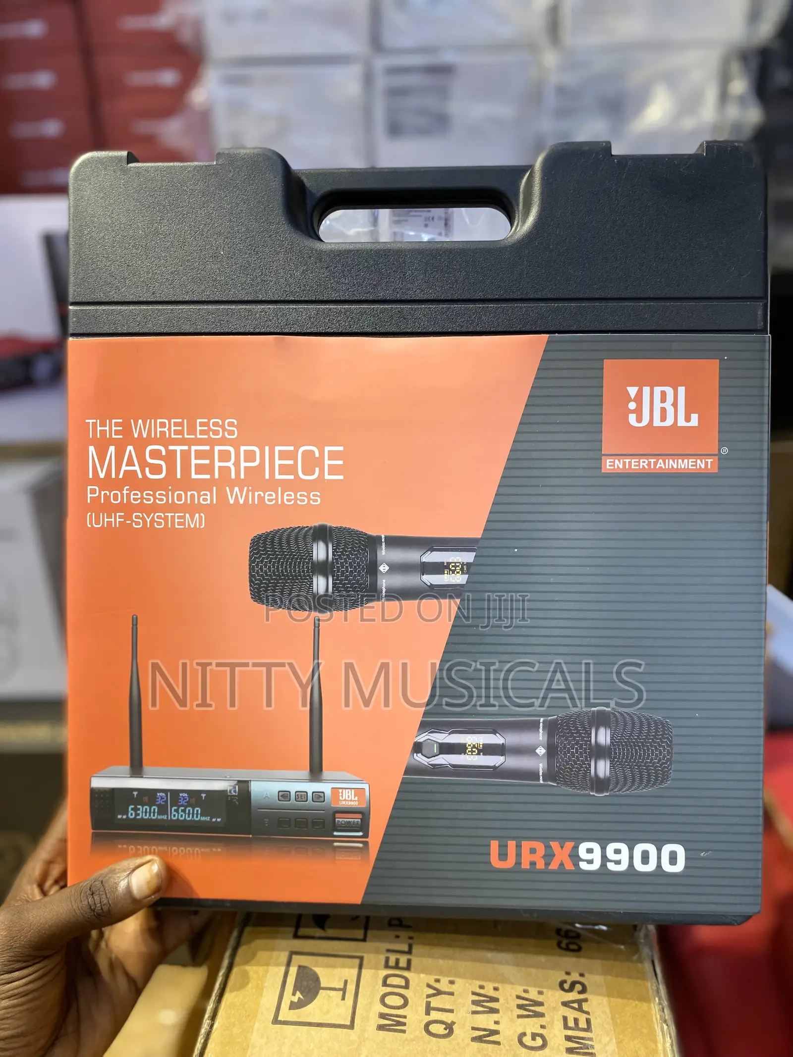 JBL URX 9900 Overhead and Lapel Wireless Microphone System UHF