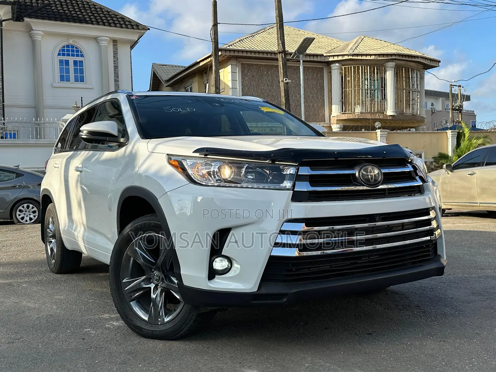Toyota Highlander Limited Platinum 2019 White