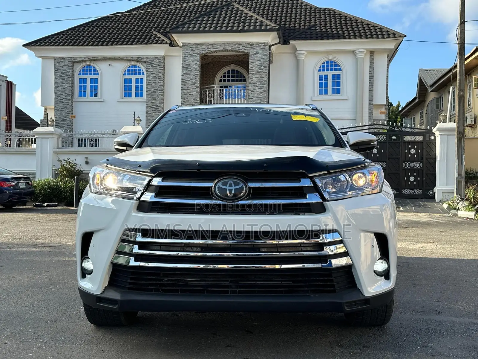 Toyota Highlander Limited Platinum 2019 White