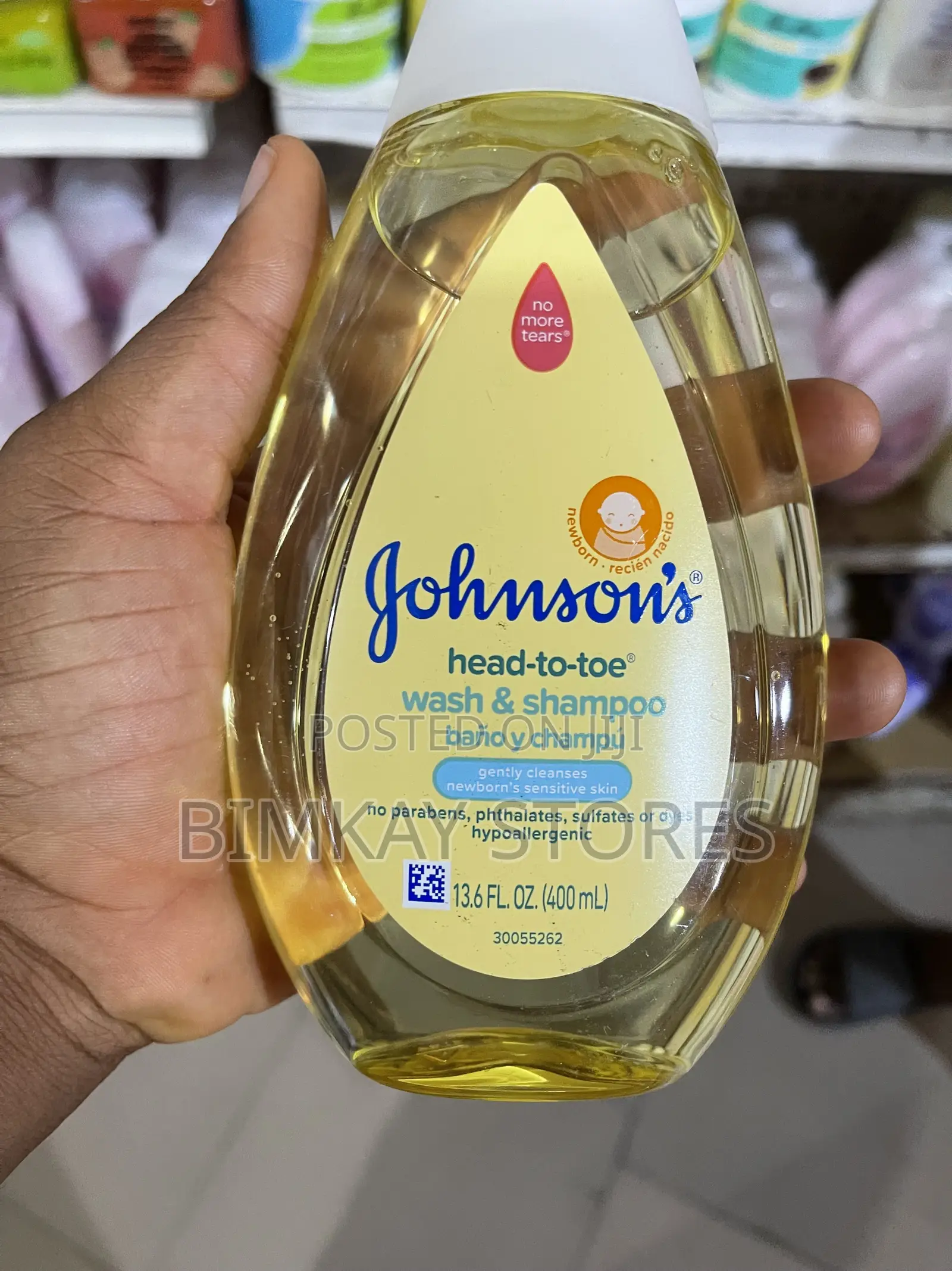 Johnson’s Baby Head to Toe Wash and Shampoo 400ml