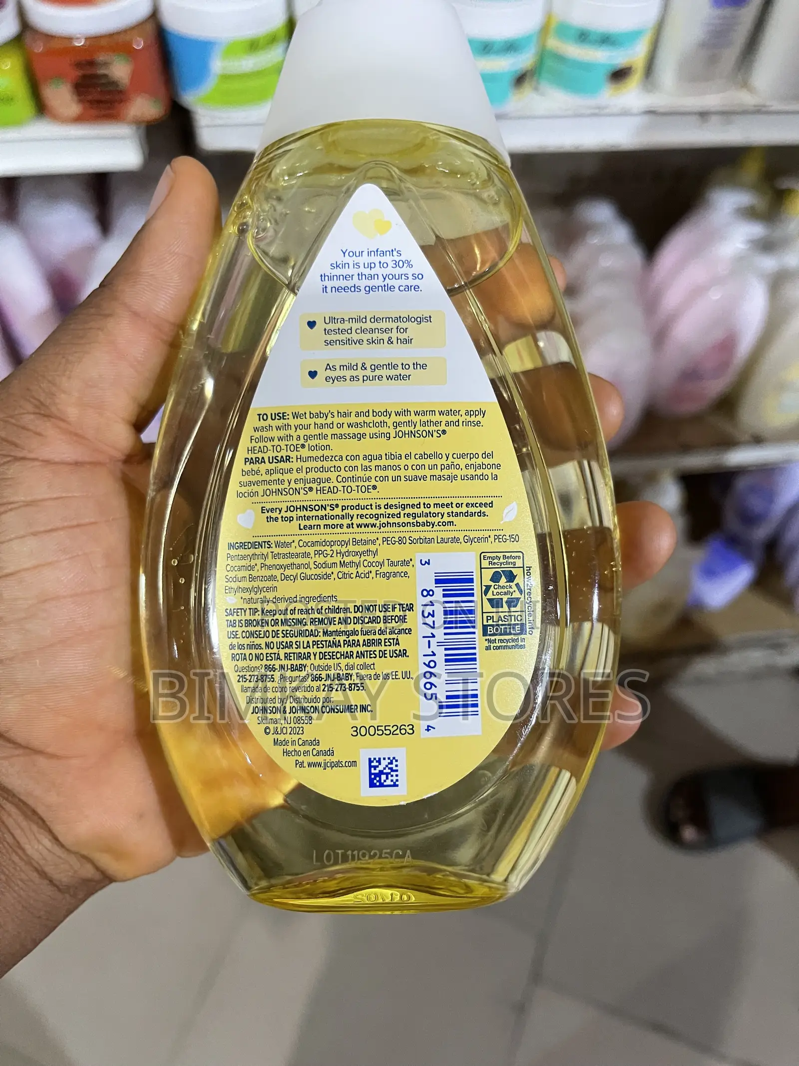 Johnson’s Baby Head to Toe Wash and Shampoo 400ml