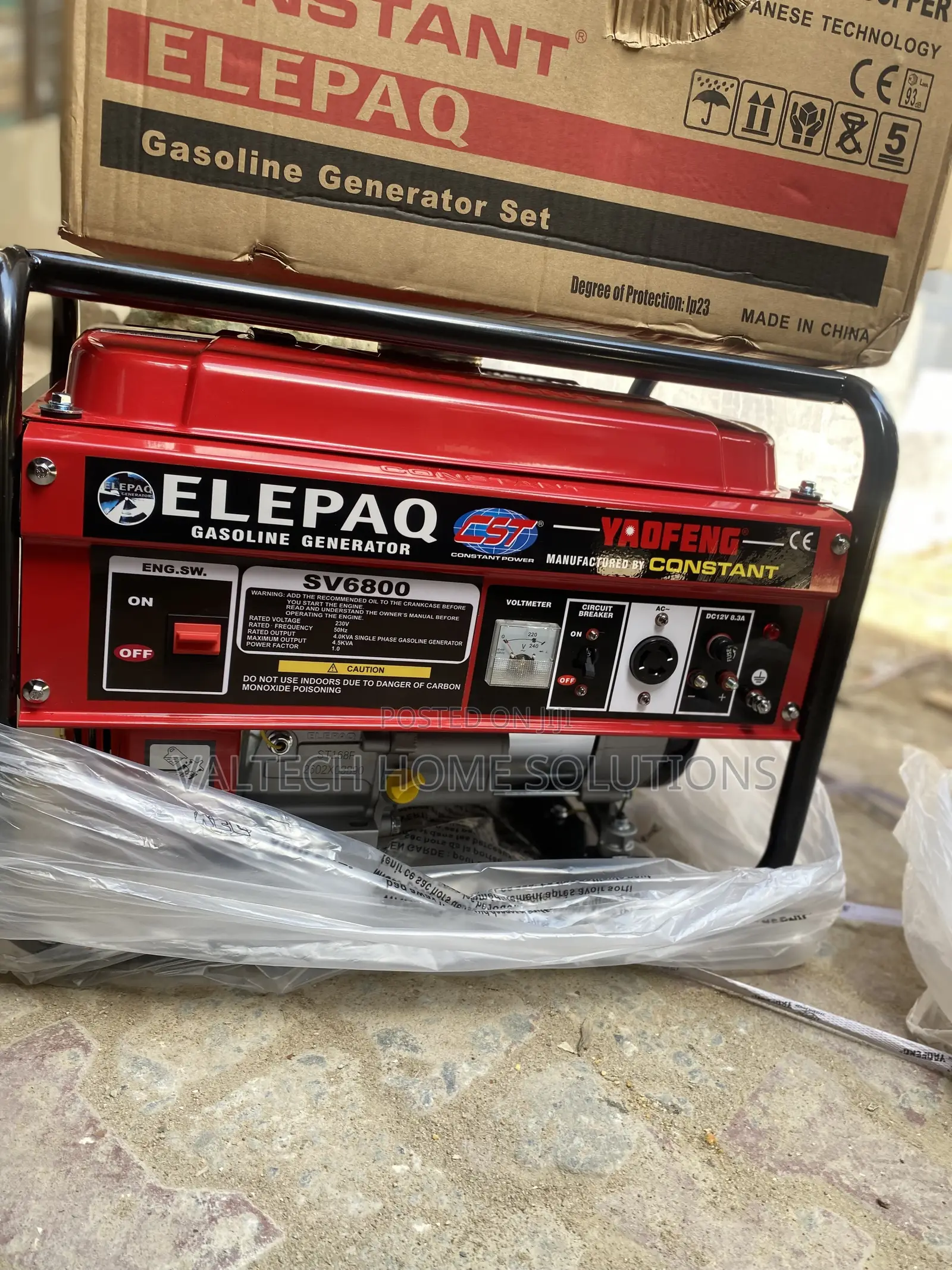 4.5KVA ELEPAQ Original Generator – Complete Copper Coil