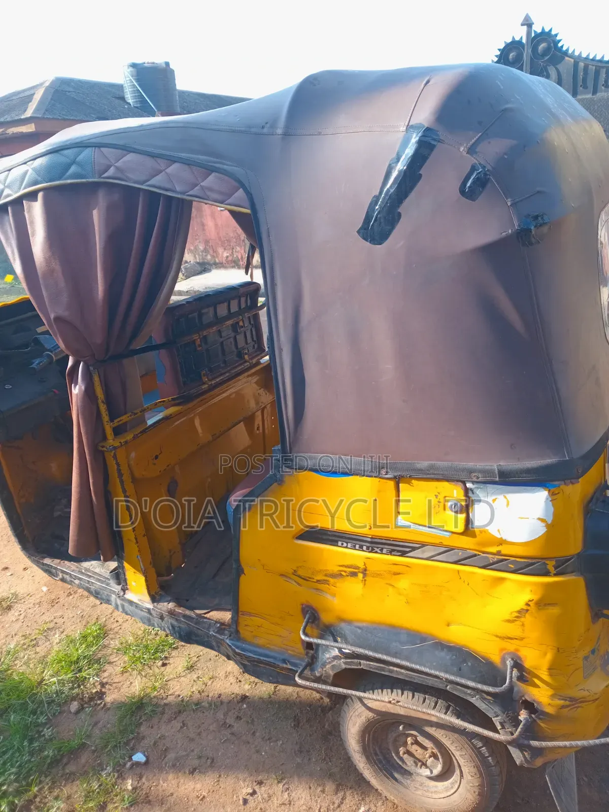 TVS King Deluxe Plus iTouch Start 2024 Yellow