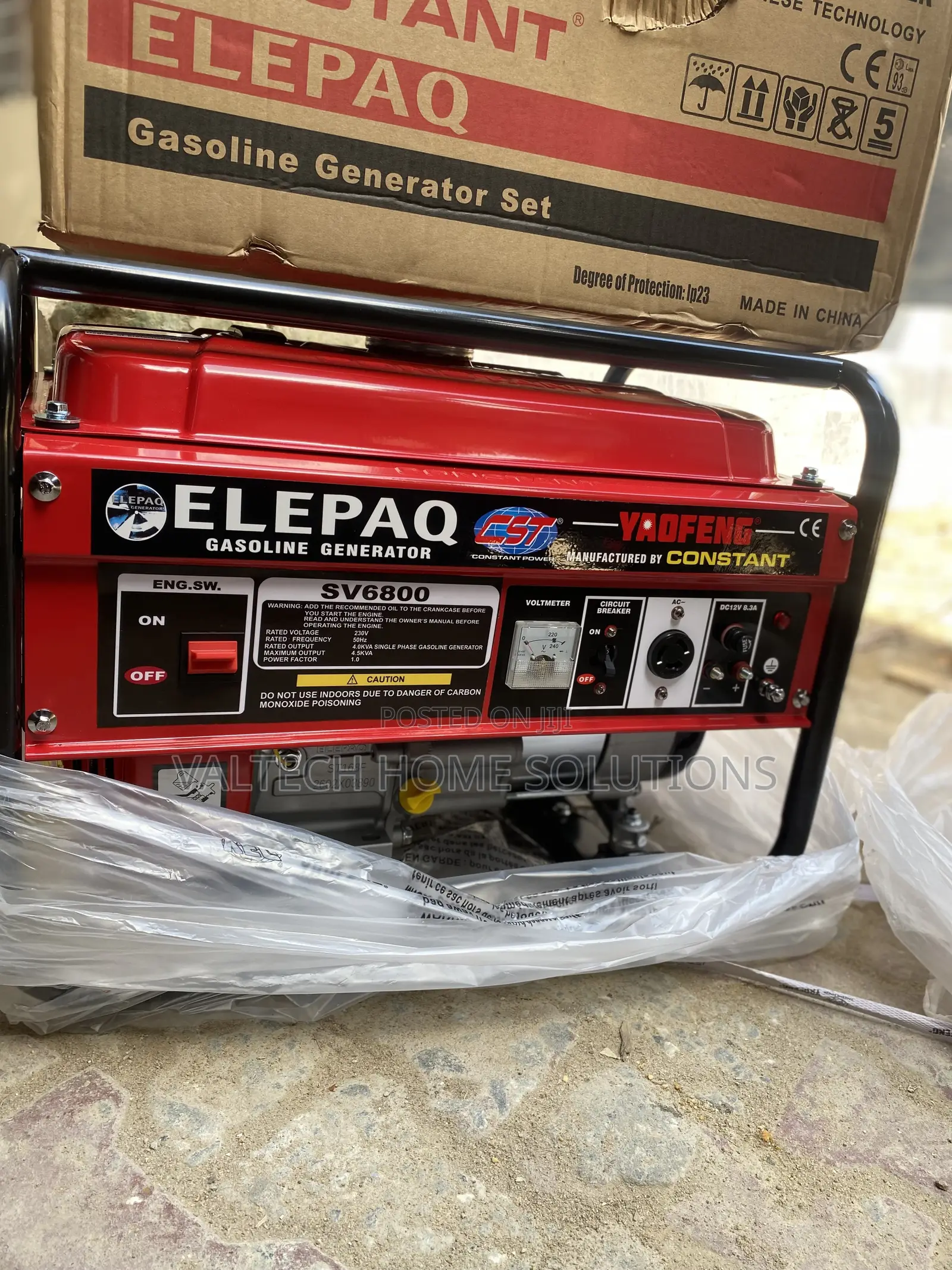 ELEPAQ 4.5KVA Petrol Power Generator