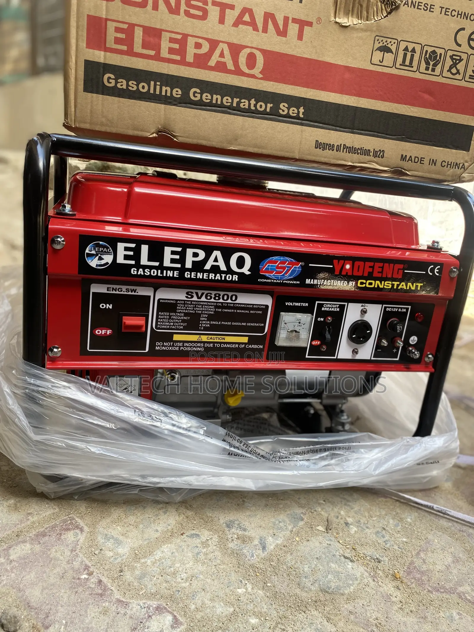 ELEPAQ 4.5KVA Petrol Power Generator