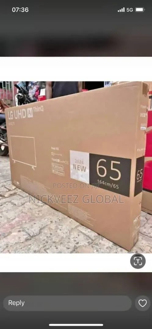 65" LG Android Smart TV