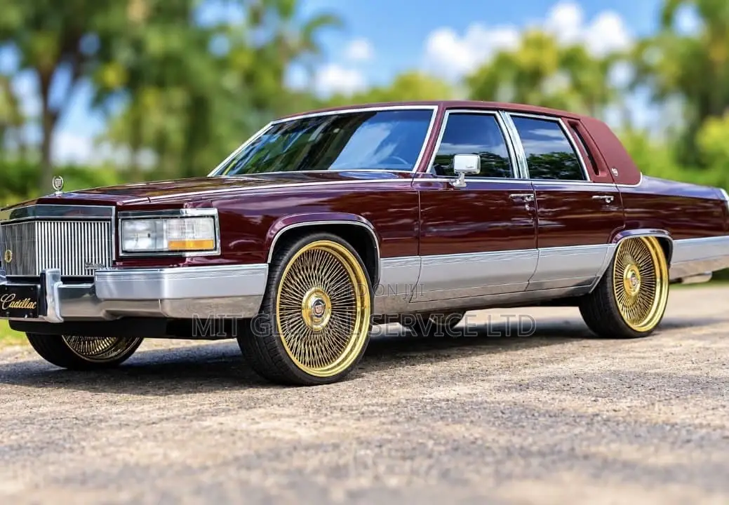 Cadillac Deville 1988 Burgundy